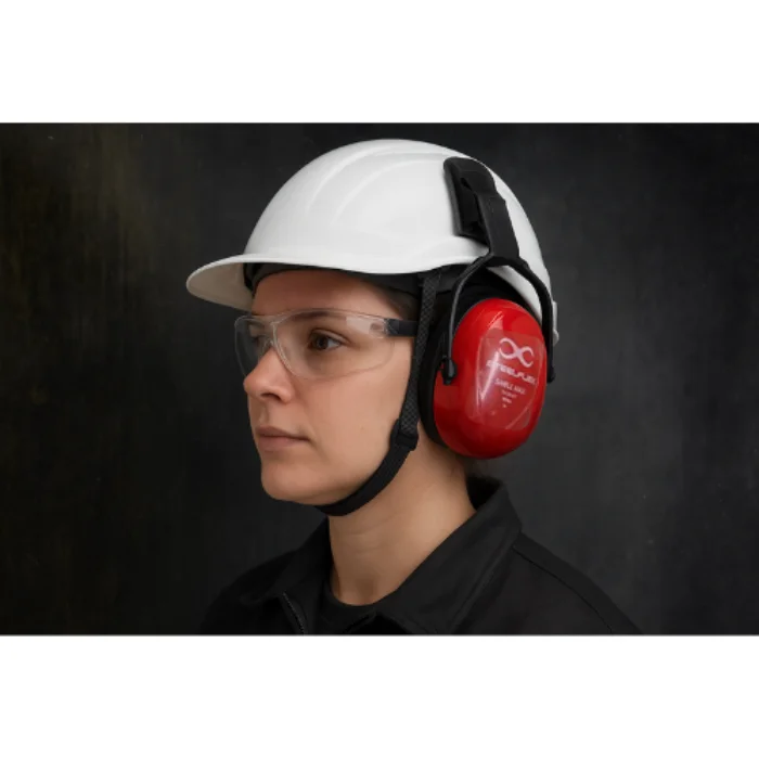 Protetor auricular BRC com óculos de proteção